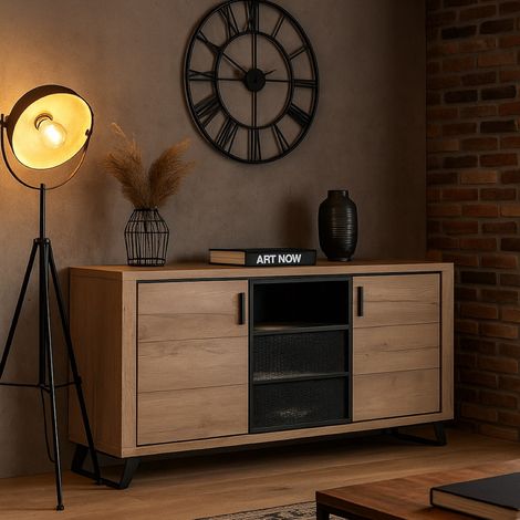 Buffet de salle à manger contemporain 3 portes 205cm PERO (1/4)
