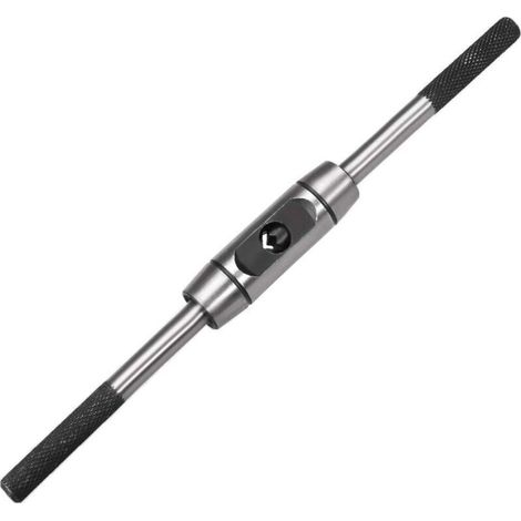 Tourne à Gauche Porte Taraud Réglable Robinet Clé Poignée pour Métrique M6-M14 Robinet Fraise Clé à Tarauder Outil Corps Moulage sous Pression (1/5)