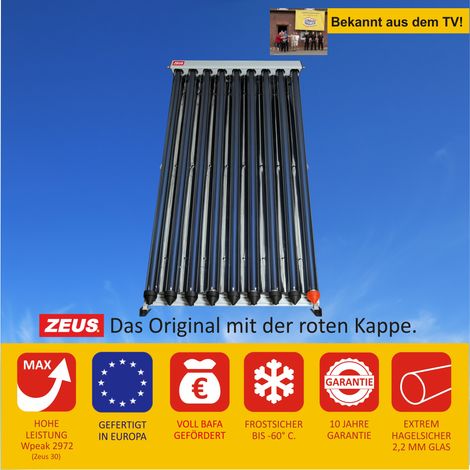 Röhrenkollektor Solaranlage Solarthermie Zeus cpc 9 (1/5)