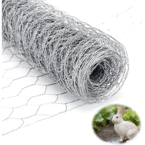Grillage a Poule, Grillage Anti Rongeur 0.4 x 12 m, Maille Hexagonale oule Grillage animaux Terrasse Jardin Clôture (1/5)