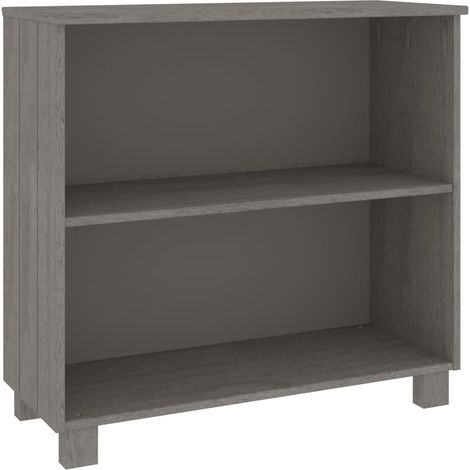 Credenza cassettiera cassettiera mobile contenitore organizer cucina soggiorno luminoso 85 x 35 x 80 cm legno massello di pino grigio 020032159
