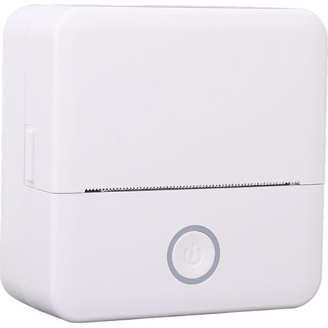 Imprimante Bluetooth de poche, compacte et multifonctionnelle, machine à créer des étiquettes autocollantes thermiques sans fil pour la maison et l'école, avec 10 rouleaux de papier. (1/5)