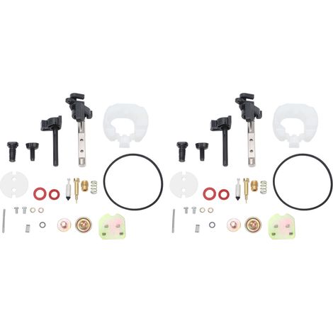 Kit de reconstruction de carburateur, outil de réparation de carburateur de remplacement pour moteur GX390 13HP, 2 ensembles (1/5)