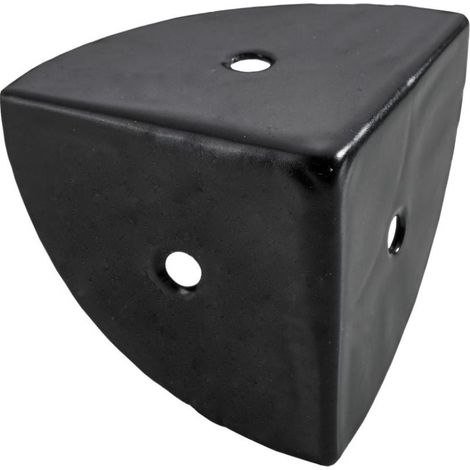 Hettich Kistenecke 36 x 36 x 36 mm schwarz - 1 Stück Filzgleiter & Möbelgriffe