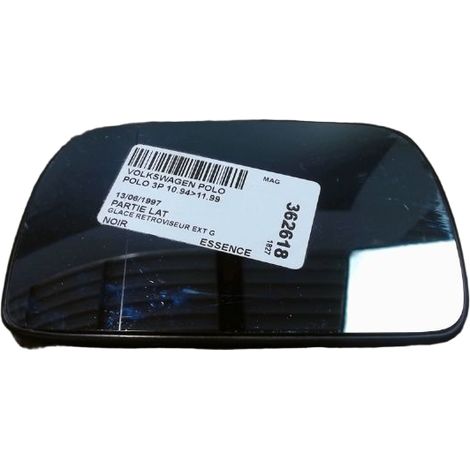 [PRODUIT D'OCCASION] Glace Retroviseur Exterieur G VOLKSWAGEN Polo 94-99 ♻️ Ref Oe. 6n1857521b - Garantie à vie (1/3)