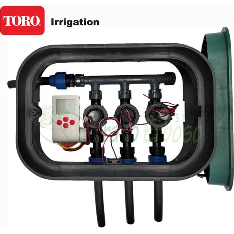 Toro PA-EZP-P3 - Válvula de riego ensamblada de 1" y 3 zonas