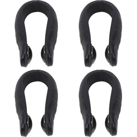 4 pièces Clip Magnétique d'Acupression pour Mains, Réducteur de Stress, Soulagement Migraine et Maux de Tête, Portable Noir (1/5)