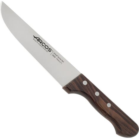 Metzgermesser Arcos Palisanderholz 260200 rostfreier Stahl Nitrum und mango Palisanderholz mit 17 cm Klinge und Klingenhülse (1/5)