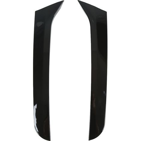 Becquet de vitre arrière noir brillant, 2 pièces, garniture de séparation du couvercle d'aile côté gauche droit pour Sharan 2011 – 2022. (1/5)