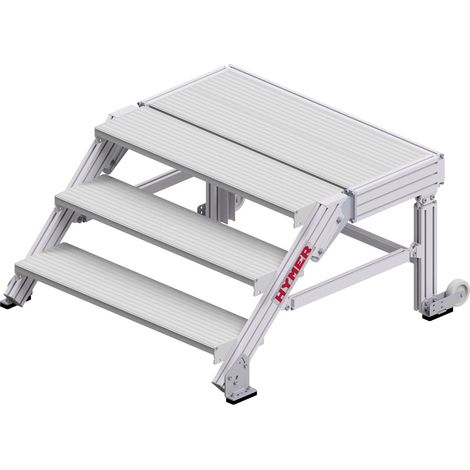 Hymer Treppenpodest, Stufenbreite 1000 mm, 3 Stufen (1/5)