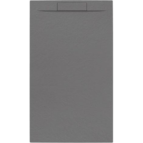 Swiss Aqua Technologies Plato de ducha de mármol fundido Fusion 140x80cm, Gris perla (SATFU14080GRP) (1/4)