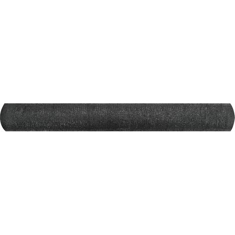 Maison Exclusive - Rete per Privacy Nera 1,2x10 m in HDPE 195 g/m²