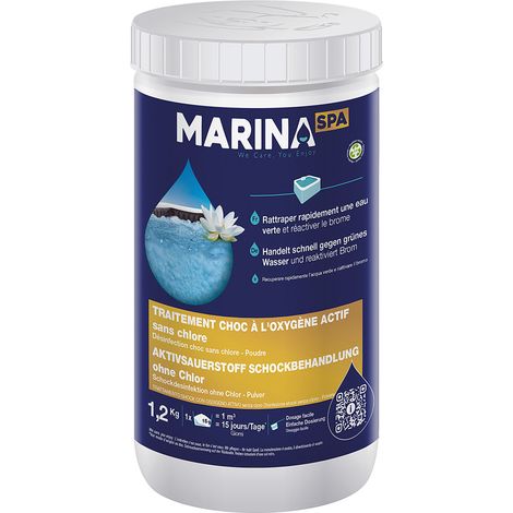 Innovative Water Care Marina Spa tratamiento choque sin cloro