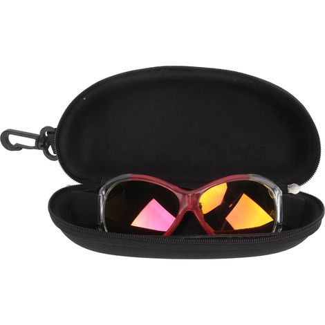 Schutzbrille für Hunde, winddichte Sonnenbrille mit verstellbarem Band, rosa (1/5)