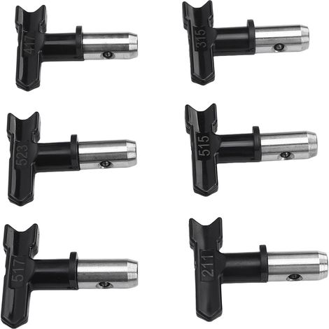 Kit de buses pour pistolet airless 211 315 417 515 517 523, 5 filtres, 2 porte-buses, accessoires de pulvérisation pour décoration intérieure (1/5)