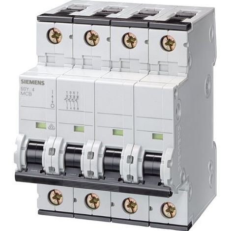 SIEMENS 5SY6? INTERRUTTORE AUTOMATICO 70 6 KA CURVA B 3 P LES + 16 A 5SY66166