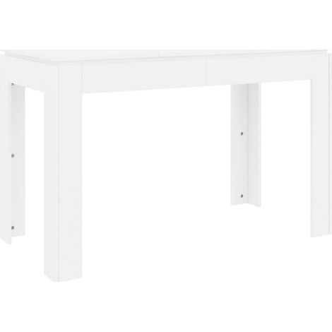 Maison Exclusive - Tavolo da Pranzo Bianco 120x60x76 cm in Legno Multistrato