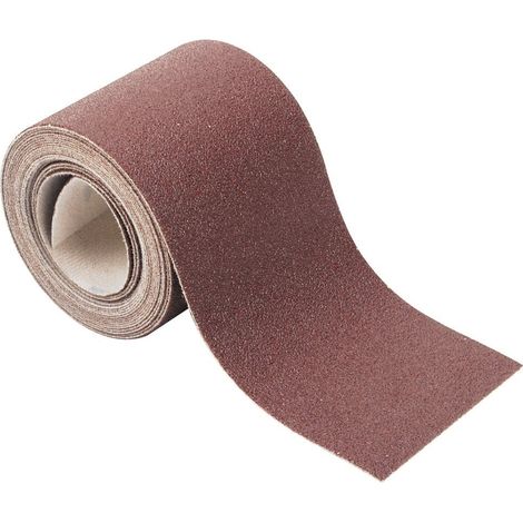 Rollo de papel abrasivo adhesivo 93 mm x 4 m Grano 180 (1/2)