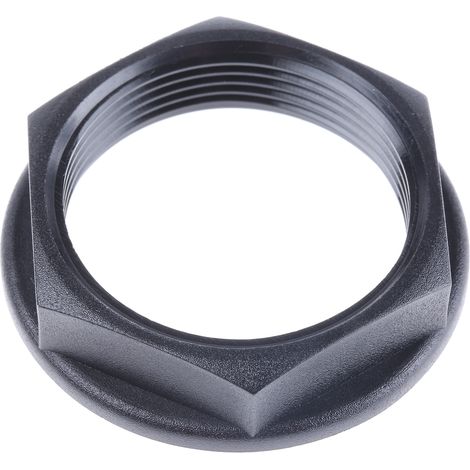 Rs Pro – Ecrou pour presse étoupe – Nylon PA 6 noir – Filetage M32 – Température -20°C à +80°C – Lot de 5 unités