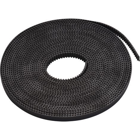 3D Printer Accessory 2GT Timing Belt 6mm Width 5M Length with 10 Brass and Copper Loops for Creality Ender-3 Pro for Inkjet Transfer Machine Glue (1/5)