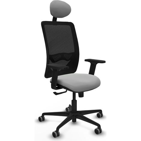 Silla ergonómica piqueras y crespo Zulema negro espuma de alta calidad (1/2)