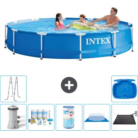 Intex Piscine Tubulaire Ronde - 366x76 cm - 8-pièces S31768