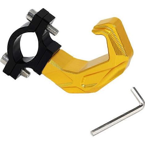 Crochet de guidon en alliage d'aluminium modifié (crochet doré) compatible avec les modèles HONDA New Continent Wuyang Honda PCX160/125/150. (1/5)