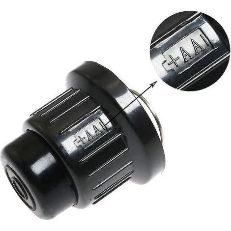 Set mit 2 Druckknopf-Zündkerzen für Gaskamine und Gasgrills, betrieben mit AA-Batterien. (1/5)