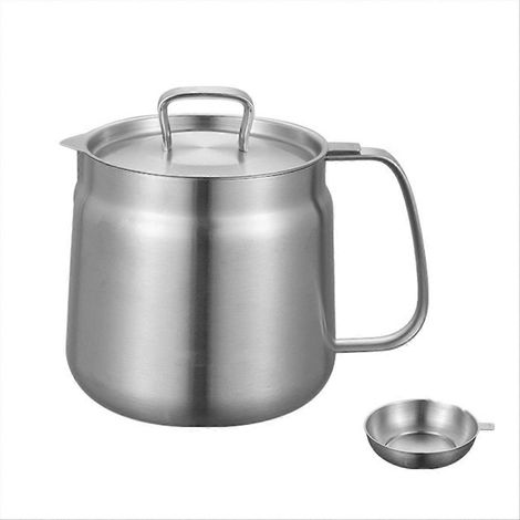 Huile friteuse et filtre tasse Combo Versatile huile filtre pour Cuisine 1 5L (1/5)
