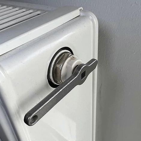 Clé de purge en acier inoxydable de haute qualité pour poignée de ventilation de radiateur (1/5)
