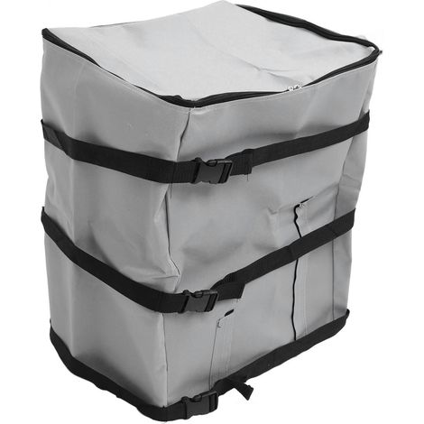 Housse pour pompe de chauffage spa bain à remous robuste étanche anti-poussière isolée avec ouverture fermeture éclair et velcro (1/5)