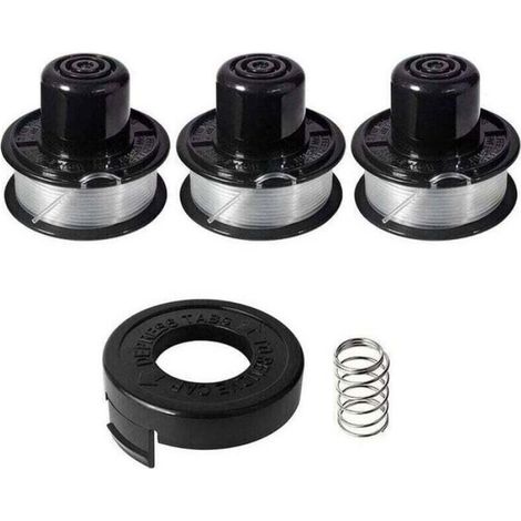 Bobine De Fil - Diamètre 1,6 mm - Longueur 6,1 m - Compatible Débroussailleuse Black Et Decker Modèles GL250 GL310 GL360 ST4400 ST4500 ST5000 - 5 Pièces (1/4)