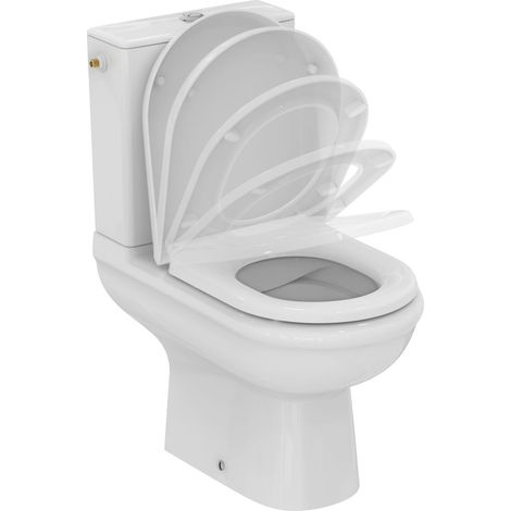 IDEAL STANDARD R006901 Ensemble combiné WC Exacto, sans rebord de rinçage (1/5)