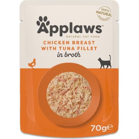 SKU5060708563257APPLAWS POITRINE DE POULET AVEC FILET DE THON DANS UN BOUILLON
