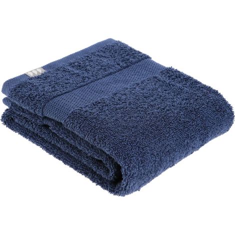 Asciugamano 50x90 cm 100% cotone - blu navy - Tendance