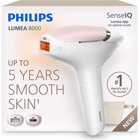 Philips BRI932/00 Halbpermanente Haarentfernung Weiß Rosa (1/4)