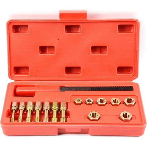 15-Piece Thread Repair Kit - Screw Thread Repair Kit - Automotive Repair Kit (1/5)