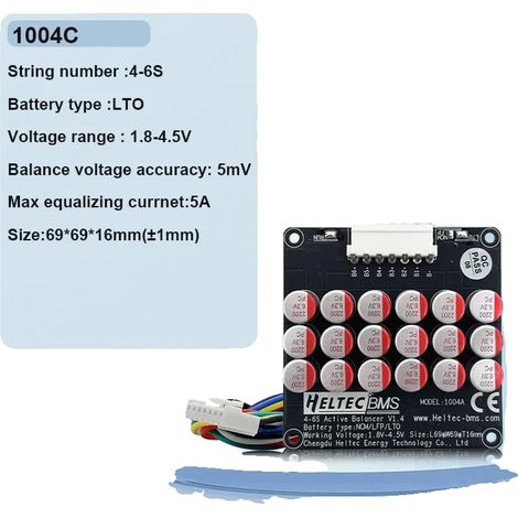 Balanceador activo, indicador de voltaje, ecualizador de transferencia de potencia, 1004C (1/2)