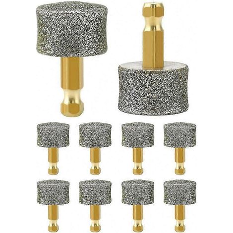 Lot de 10 têtes de meulage diamantées de rechange pour l'entretien des griffes des animaux, qualité professionnelle (1/5)