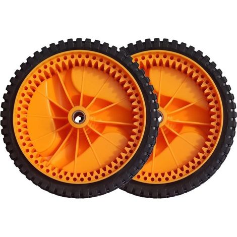 2 roues de tondeuse, 53 dents, roue motrice, pour tondeuses Husqvarnaa Electrolux, McCulloch, Rally et autres, roue de traction avant pour tondeuse