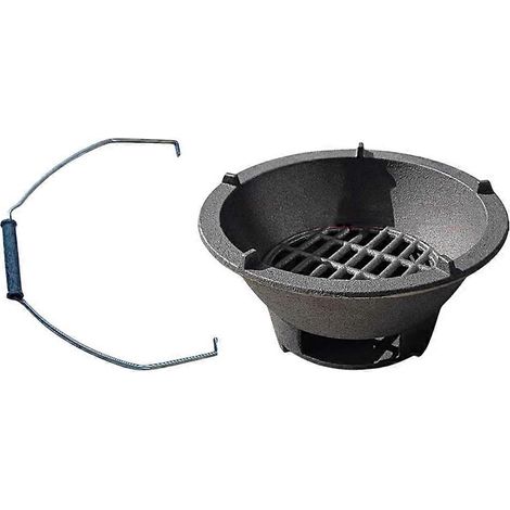 Fonte Charcoal réchaud ménager gril barbecue Charcoal gril Convenience fonte pour Garden Patio Backyard (1/5)