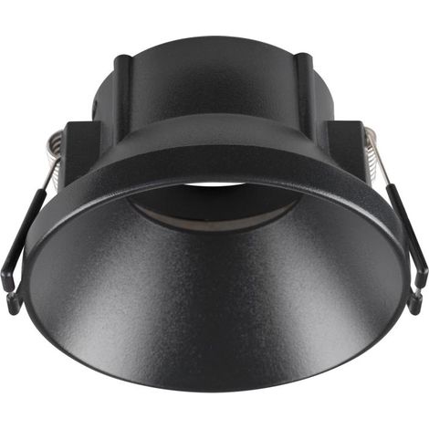 Collerette spot encastré NEW TRIA® 75 intérieur rond en retrait noir - SLV - 1007449 (1/3)