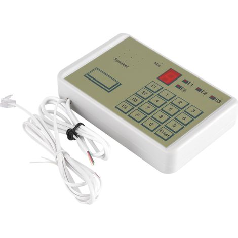 Système d'alarme antivol pour maison avec numérotation automatique vocale et téléphone filaire