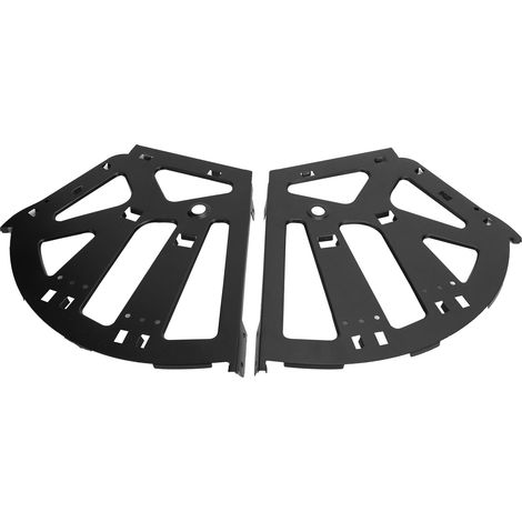 Charnière pour meuble à chaussures en acier laminé à froid, 3 tiroirs à chaussures rabattables, accessoire noir (1/5)