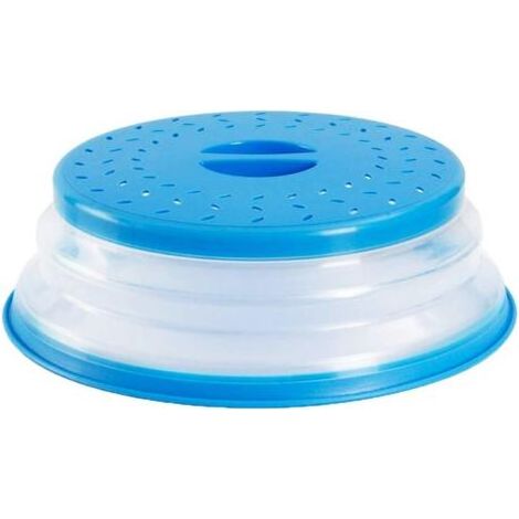 Couverture Micro-ondes, Couvercle de Plaque Micro-ondes Pliable, Housse Anti-éclaboussures pour Micro-ondes, pour Le Chauffage et La Protection Contre Les Projections D'eau (1/5)
