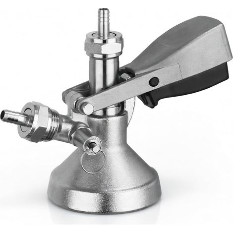 Coupleur De Fût Type G, Tête De Soutirage G5/8 Avec Soupape De Sécurité, Robinet En Acier Inoxydable 304 Pour Système De Tirage, Connecteur Pour Fûts Compatible Bière, Vin Et Boissons Gazeuses (1/4)