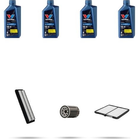 Kit tagliando 4 FILTRI e 4L OLIO compatibile con Hyundai i10 II 1.2 64KW dal 2013 (1/5)