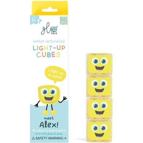 Cubi sensoriali Alex che si illuminano nell'acqua