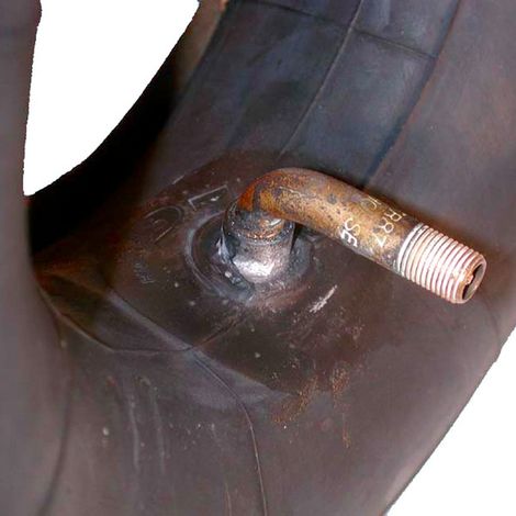 Chambre à air coudée 350/400/410 x 4 – Compatible tracteurs tondeuses et motoculteurs – Valve coudée pour roues 4 pouces