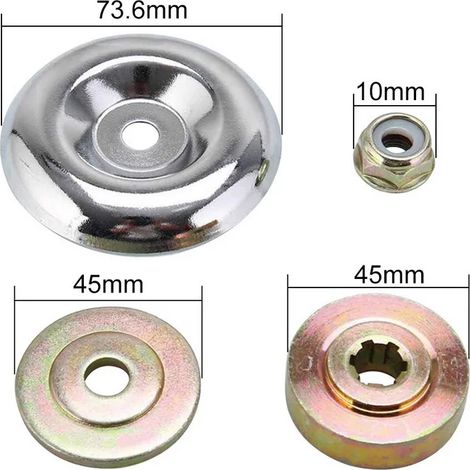 Tête de coupe-bordures universelle en alliage, bac de ramassage des mauvaises herbes, racleur pour tondeuse, outils - AquaForge
